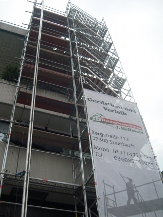 Gerüstbau Duderstadt - Dornieden - Treppenturm - Gerüst