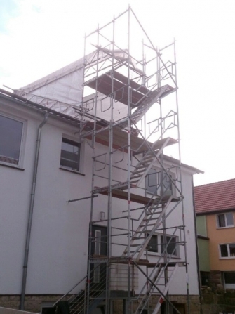 Gerüstbau Duderstadt - Gerüst - Treppenturm